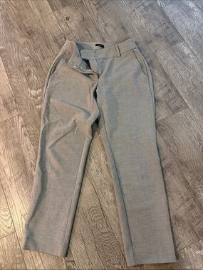 LOFT Light Gray Julie Tailored Pants